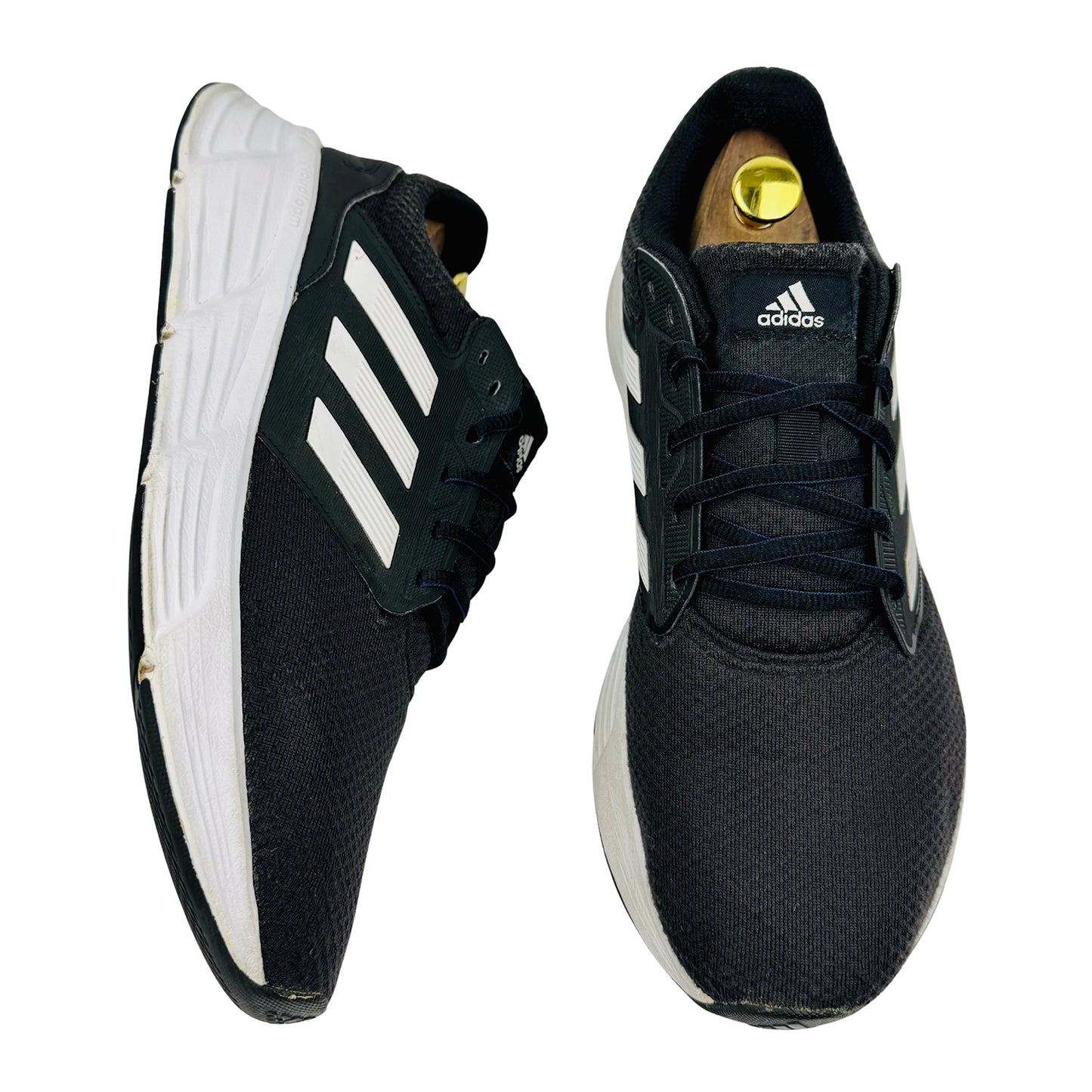 Adidas Galaxy 6 'Core Black White' Shoes (Size 44.5) - GW3848