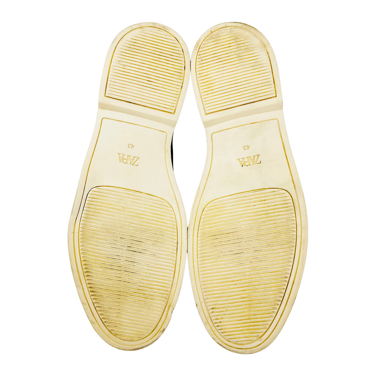 Zara Men's Brown Suede Loafers (Size 43)