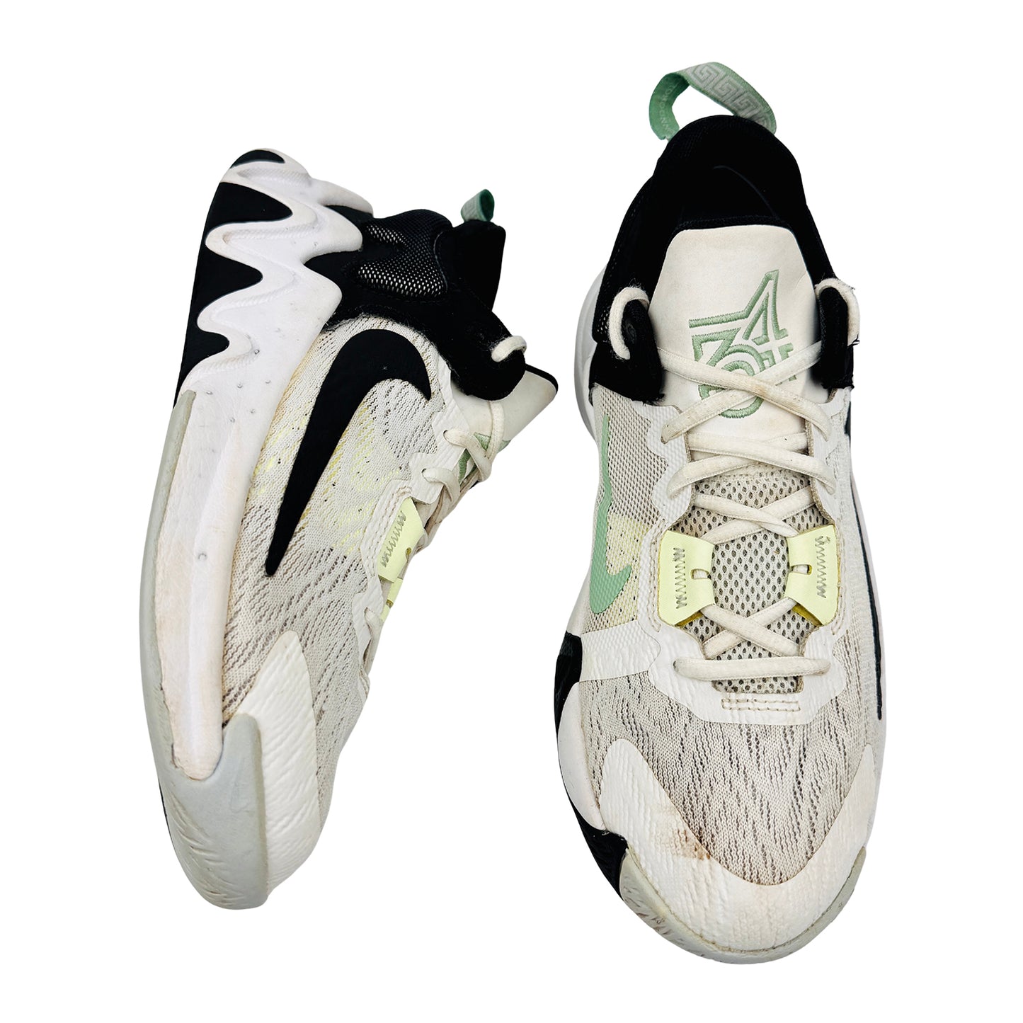 Nike Giannis Immortality 2 'White Barely Volt' Shoes (Size 38) - DQ1943-101