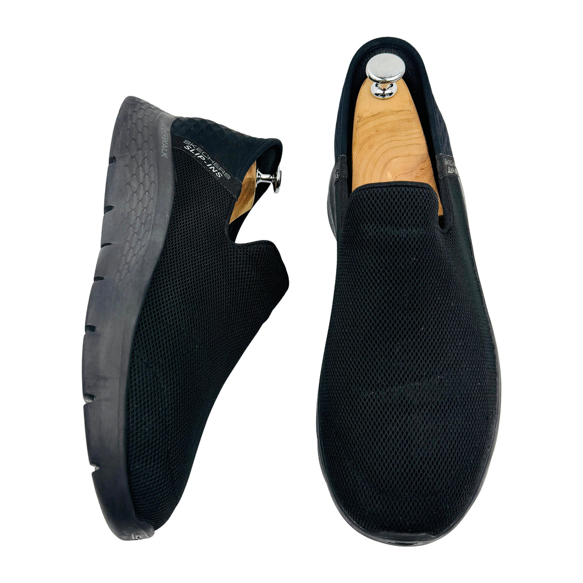 Skechers Hands Free Slip-ins: GO WALK Flex Shoes (Size 42.5) - 216491-BBK