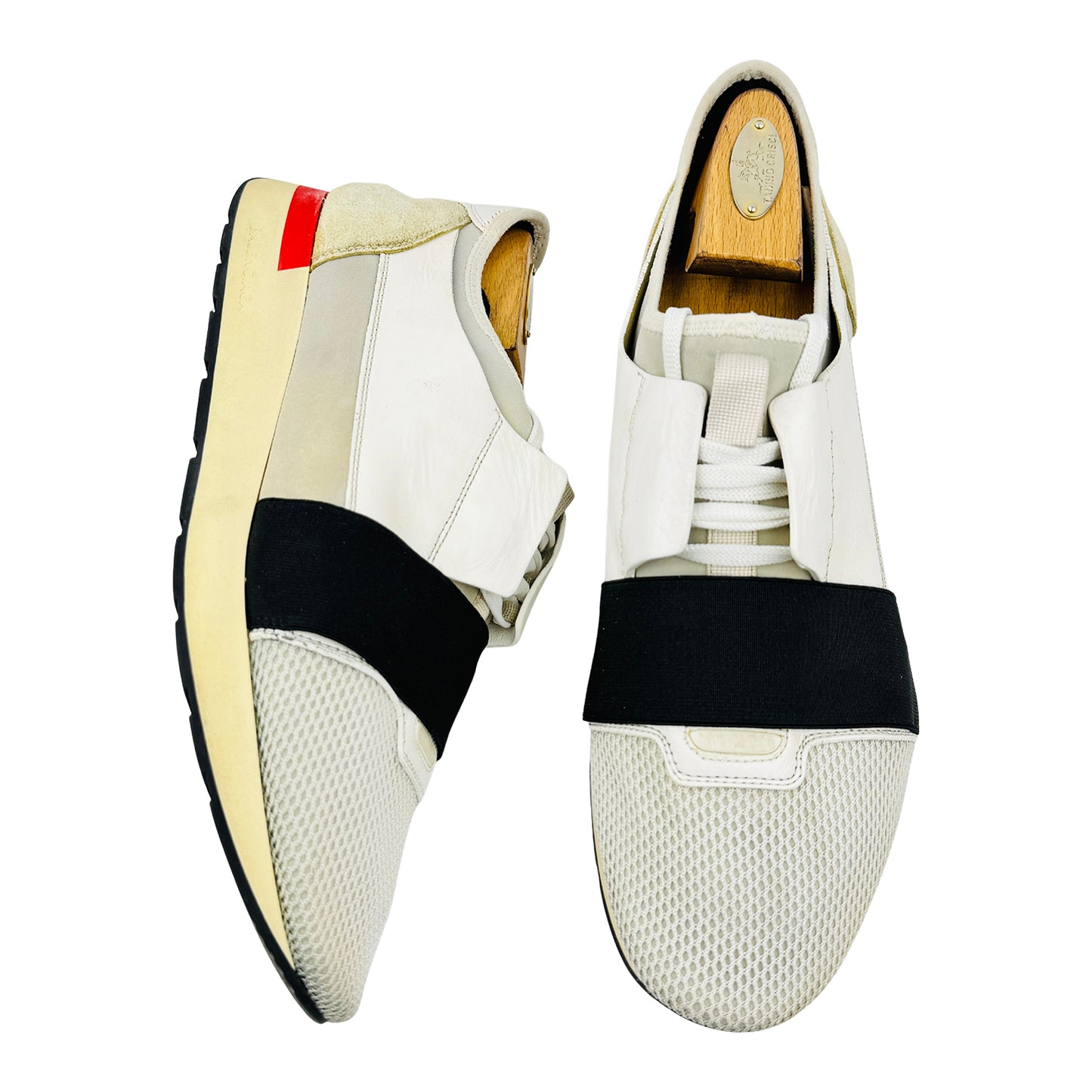 Balenciaga Race Runner Off-White Shoes (Size 44)