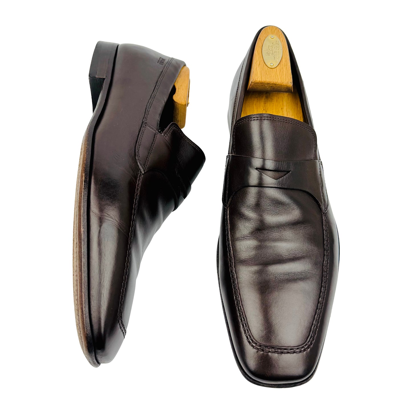 Hugo Boss Men's Brown Italian Loafer (Size 42.5)