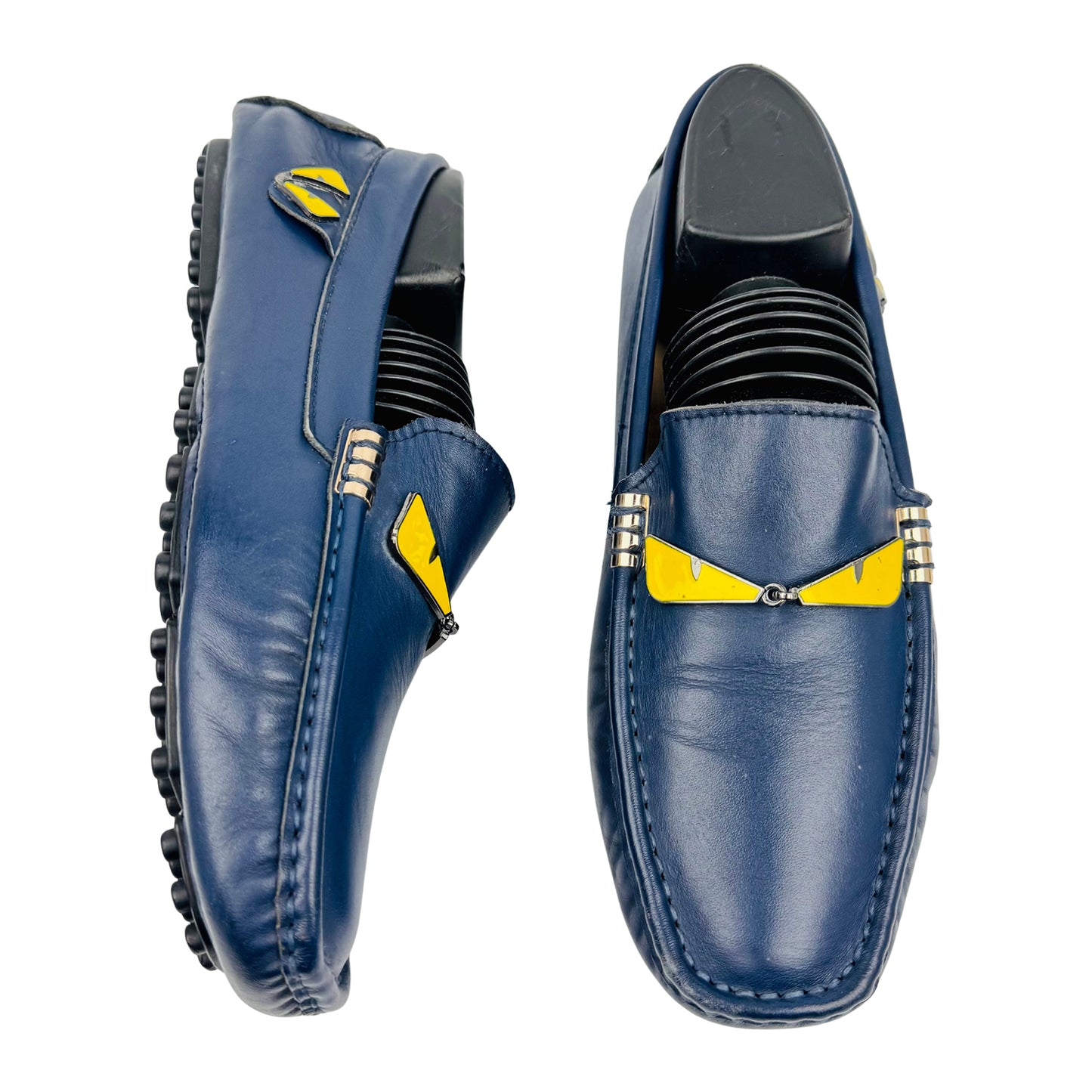 Fendi Monster Eyes Gommino Driving Loafers (Size 40/40.5)
