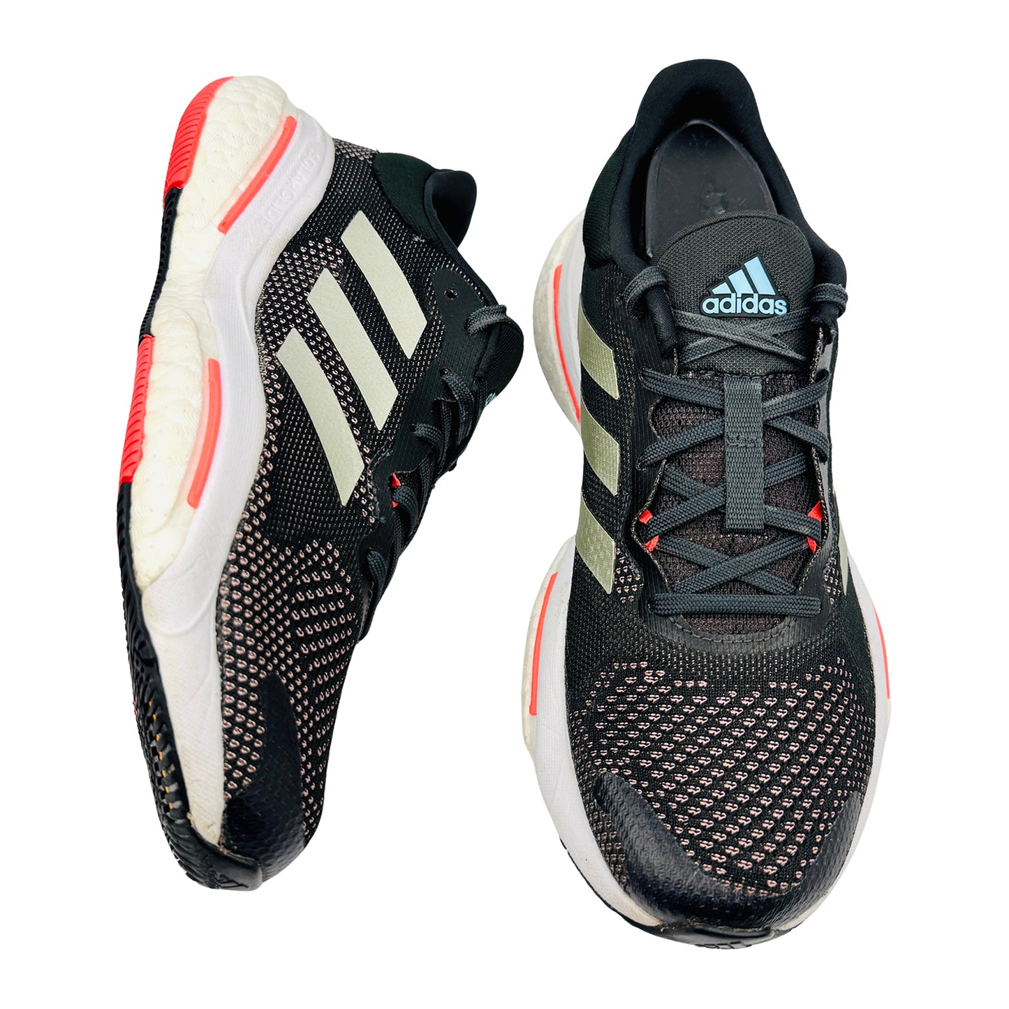 Adidas SolarGlide 5 'Core Black' Shoes (Size 38.5) - H01163