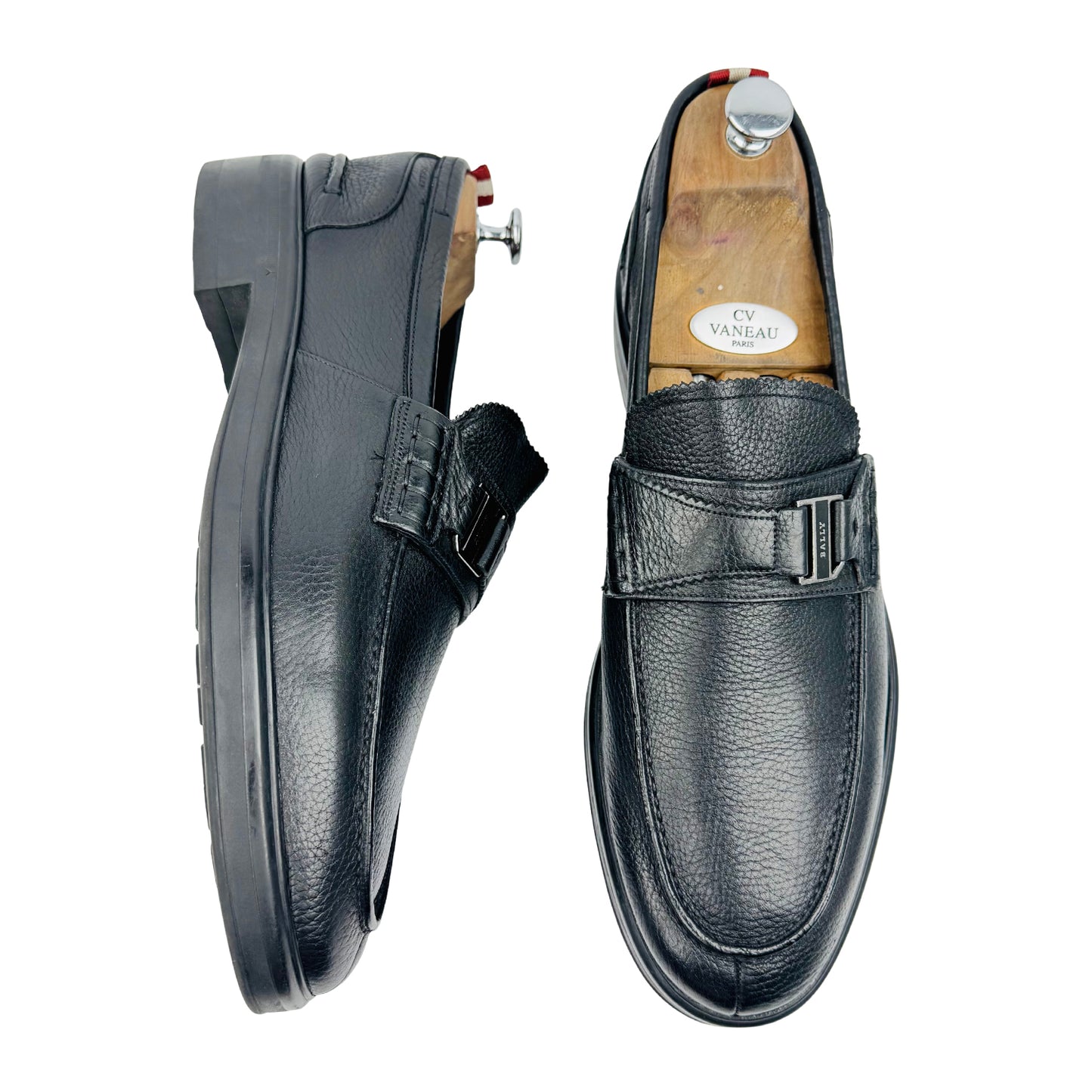 Bally Moriz Full Grain Leather Swiss Made Loafers (Size 44) - MORIZ-U-30