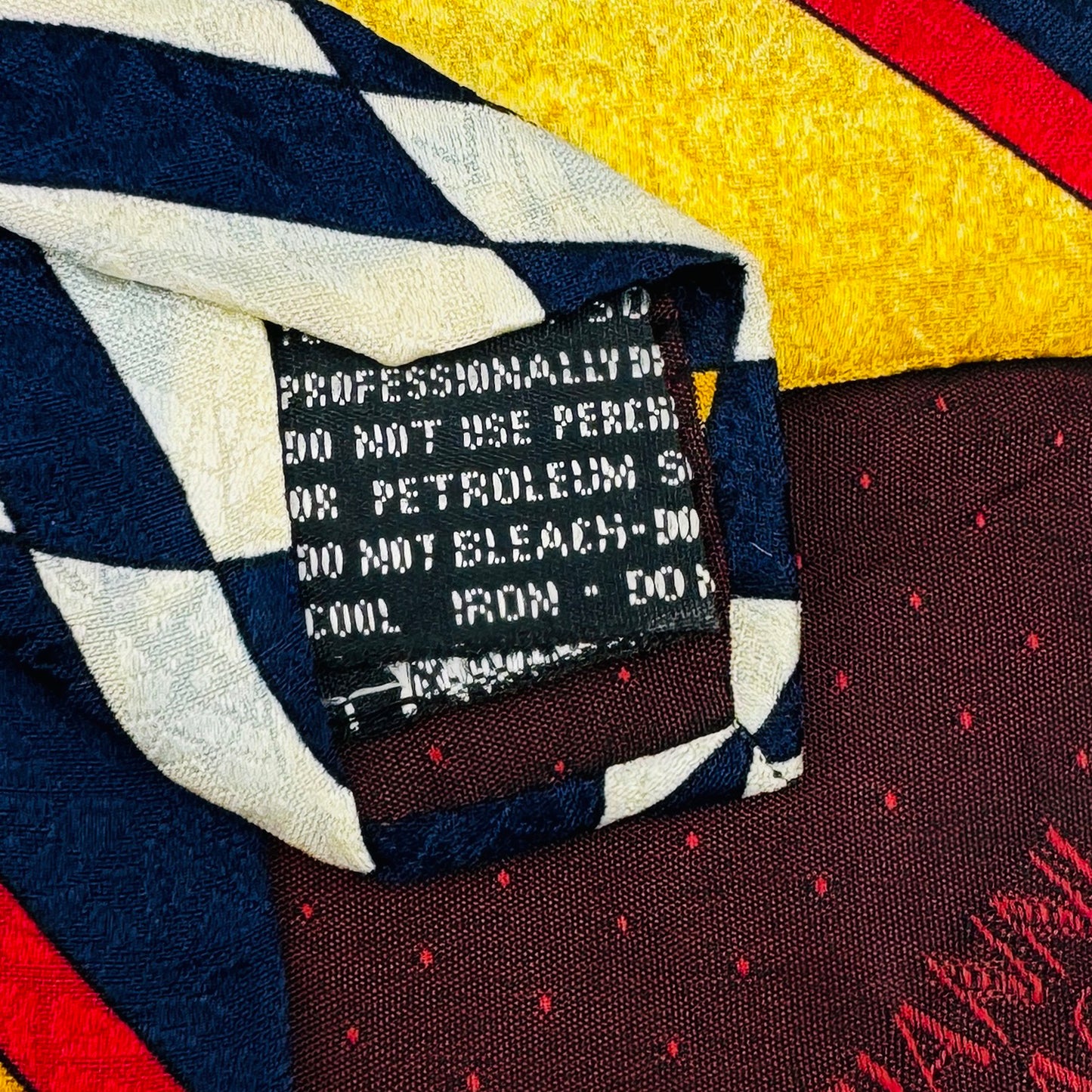 Versace Multicolor 'Geometric Pattern' Tie (Size Regular)