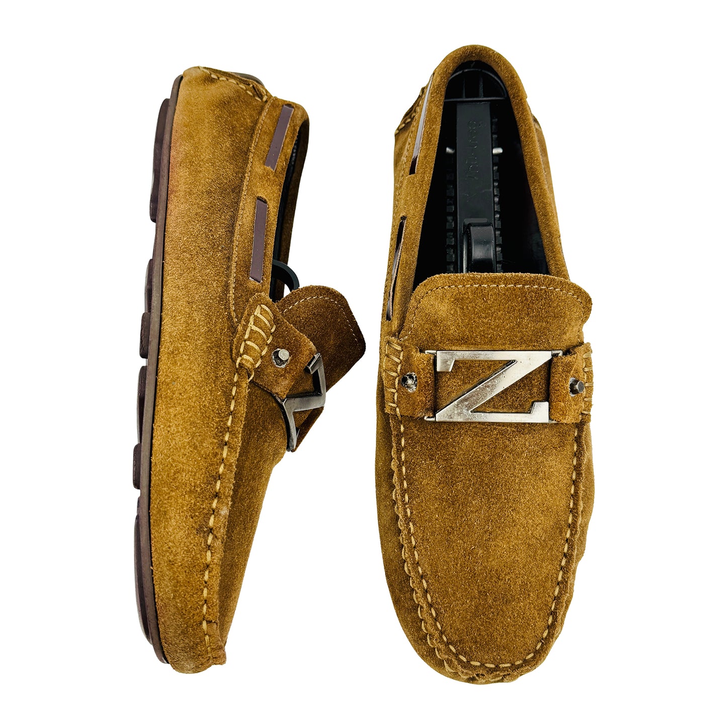 Ermenegildo Zegna 'Camel Brown' Loafers (Size 41/41.5)