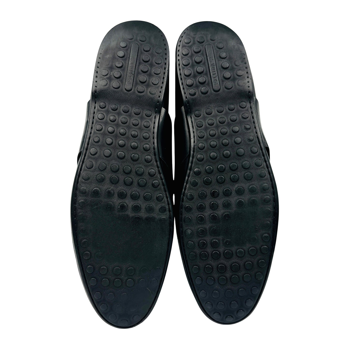 Louis Vuitton Men's Black Penny Loafers (Size 44/44.5)