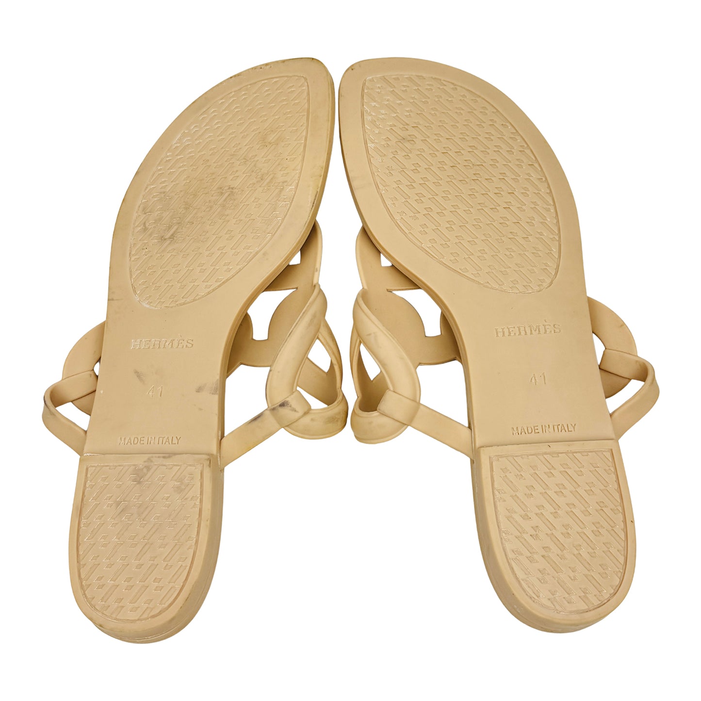 Hermès Egerie Beige Sandal Slippers (Size 41)