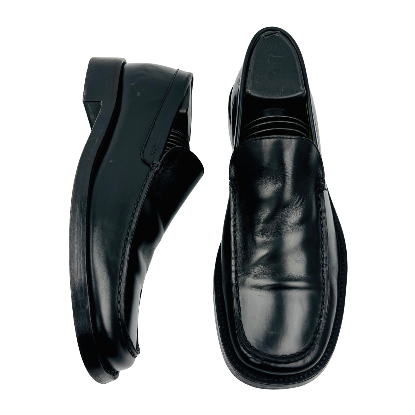 Paul Smith Men's Black Leather Loafers (Size 40/40.5)