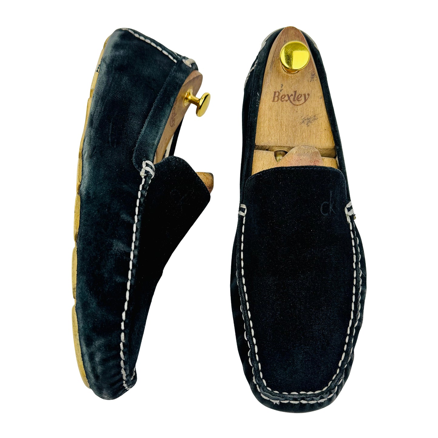 Calvin Klein Men's Black Suede Loafer (Size 42.5)