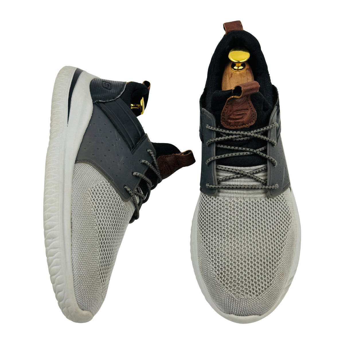Skechers Delson 3.0 - Cicada Shoes (Size 42) - 210238 GYBK