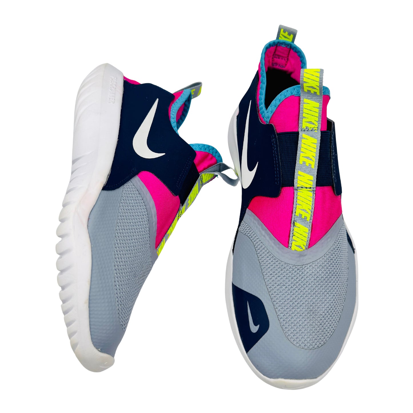 Nike Flex Runner (GS) 'Navy Volt' Shoes (Size 40) - AT4662-403