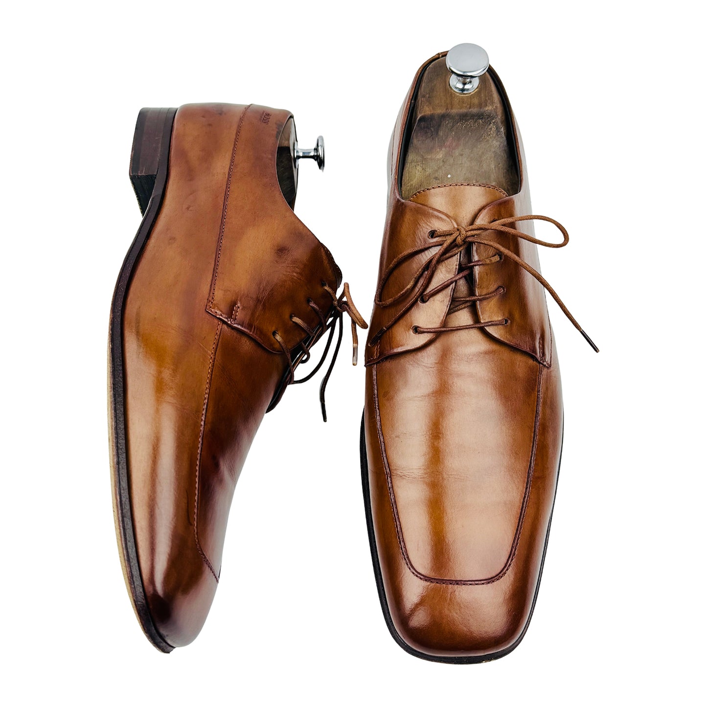 Hugo Boss Men's Leather Derby Shoes (Size 44)