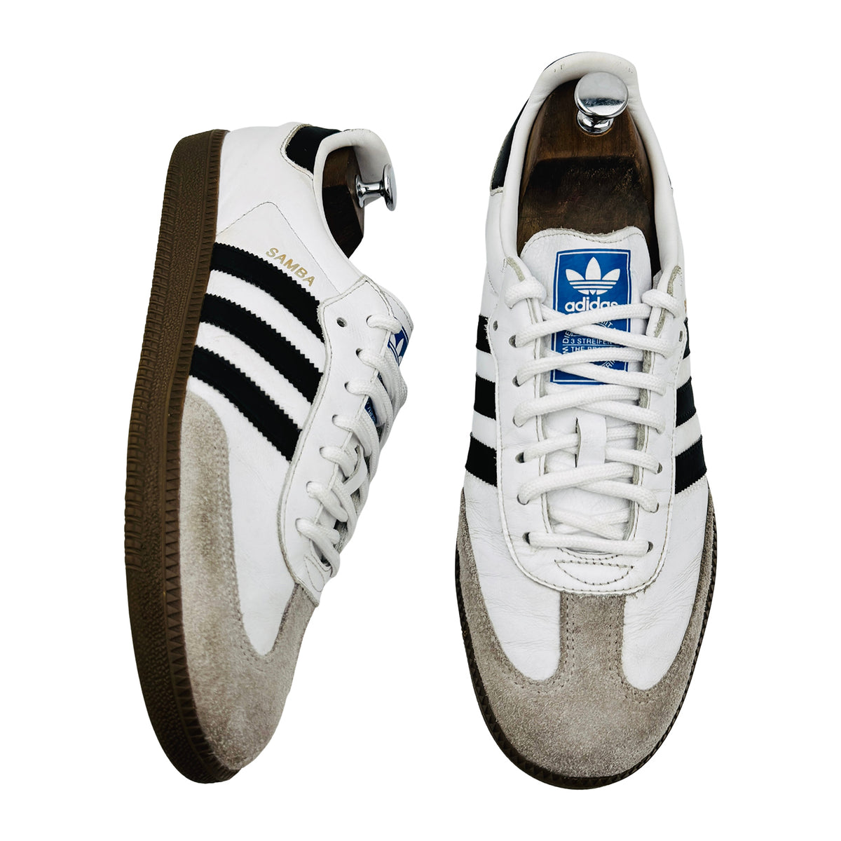 Adidas Samba OG 'Black White' Sneakers (Size 45.5) - B75806