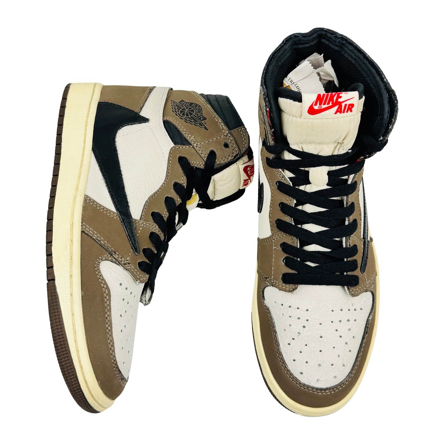 Nike Air Jordan 1 Retro High OG Travis Scott Sneakers (Size 41) - CD4487-100