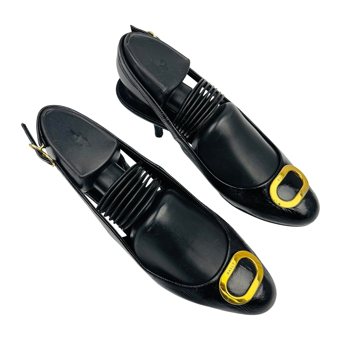 Bally Women's Black Slingback Pumps (Size 38)