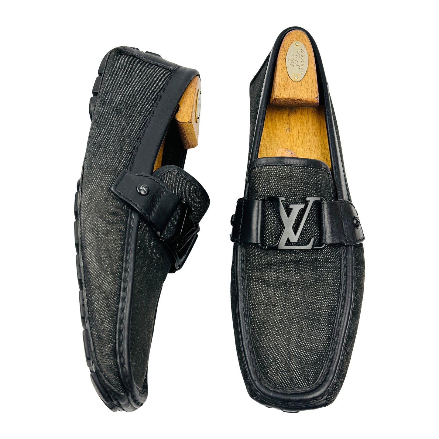 Louis Vuitton Monte Carlo Black Loafers (Size 43)