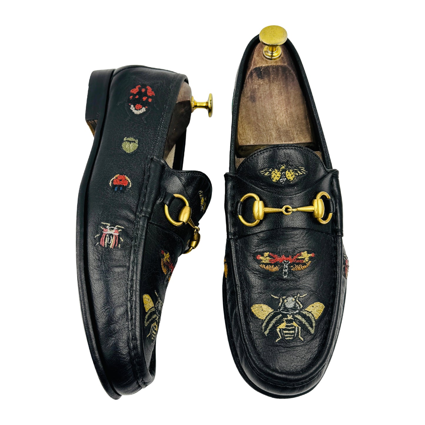Gucci 1953 'Embroidered Insect' Horsebit Loafers (Size 42)
