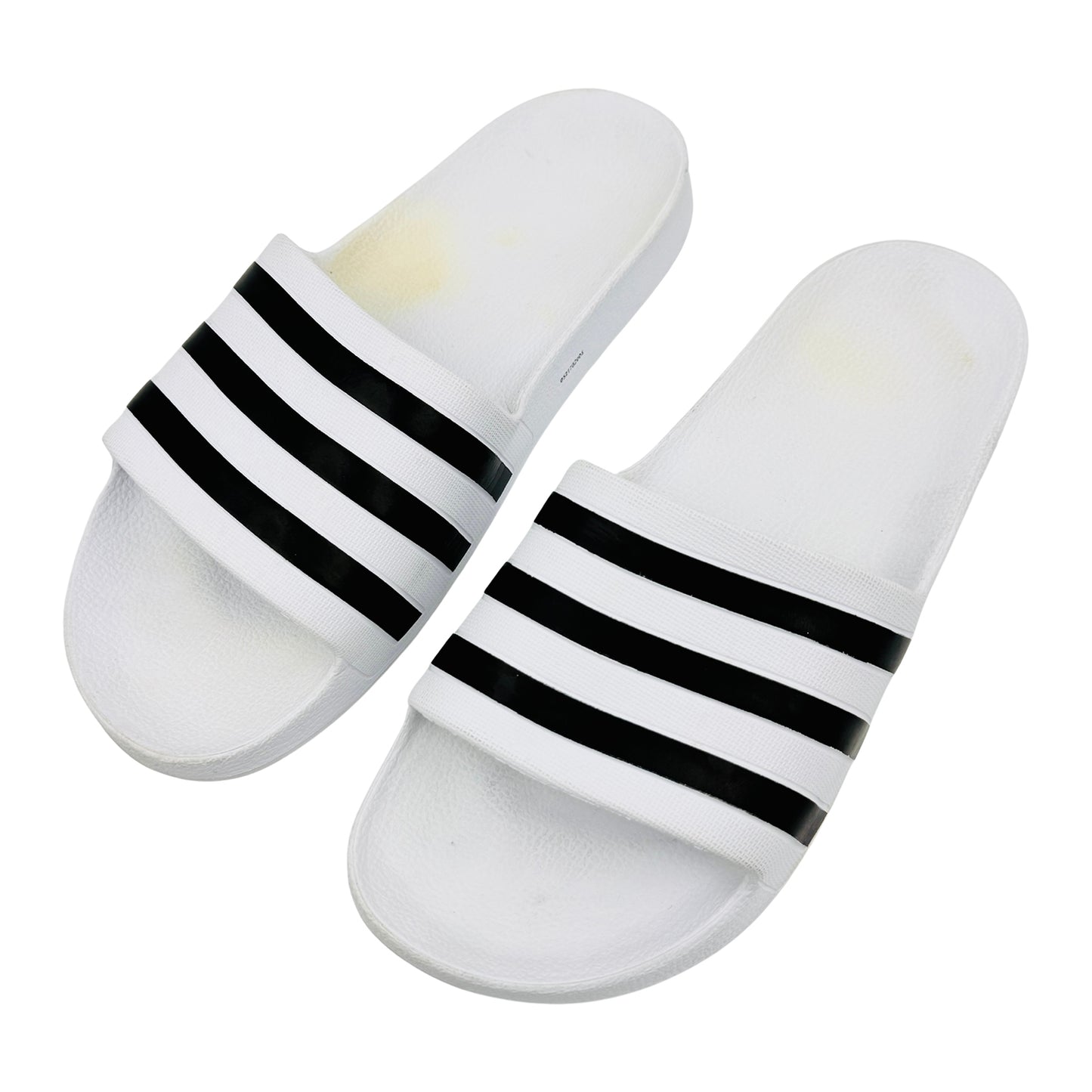 Adidas Adilette Aqua White Slides (Size 42)
