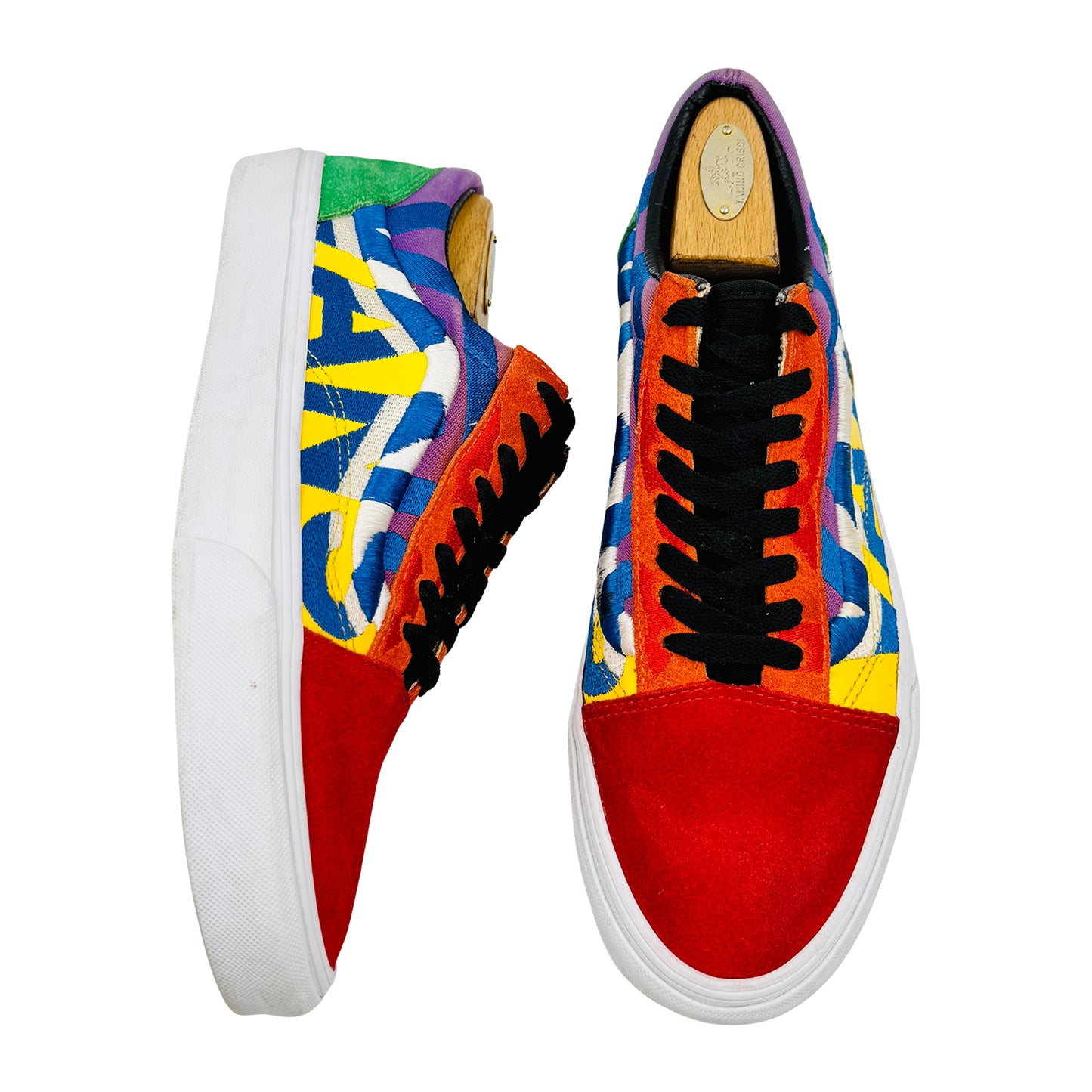 Vans Old Skool Statement Multicolor Sneakers (Size 43)
