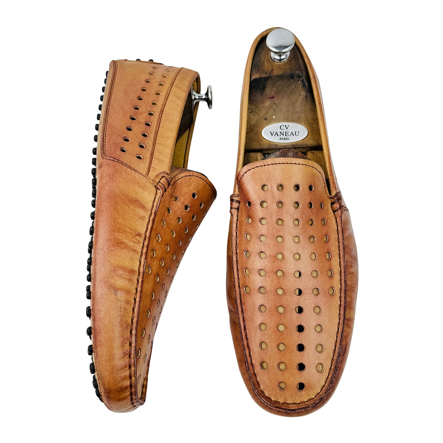 Tod’s Men's Perforated Leather Loafers (Size 45)