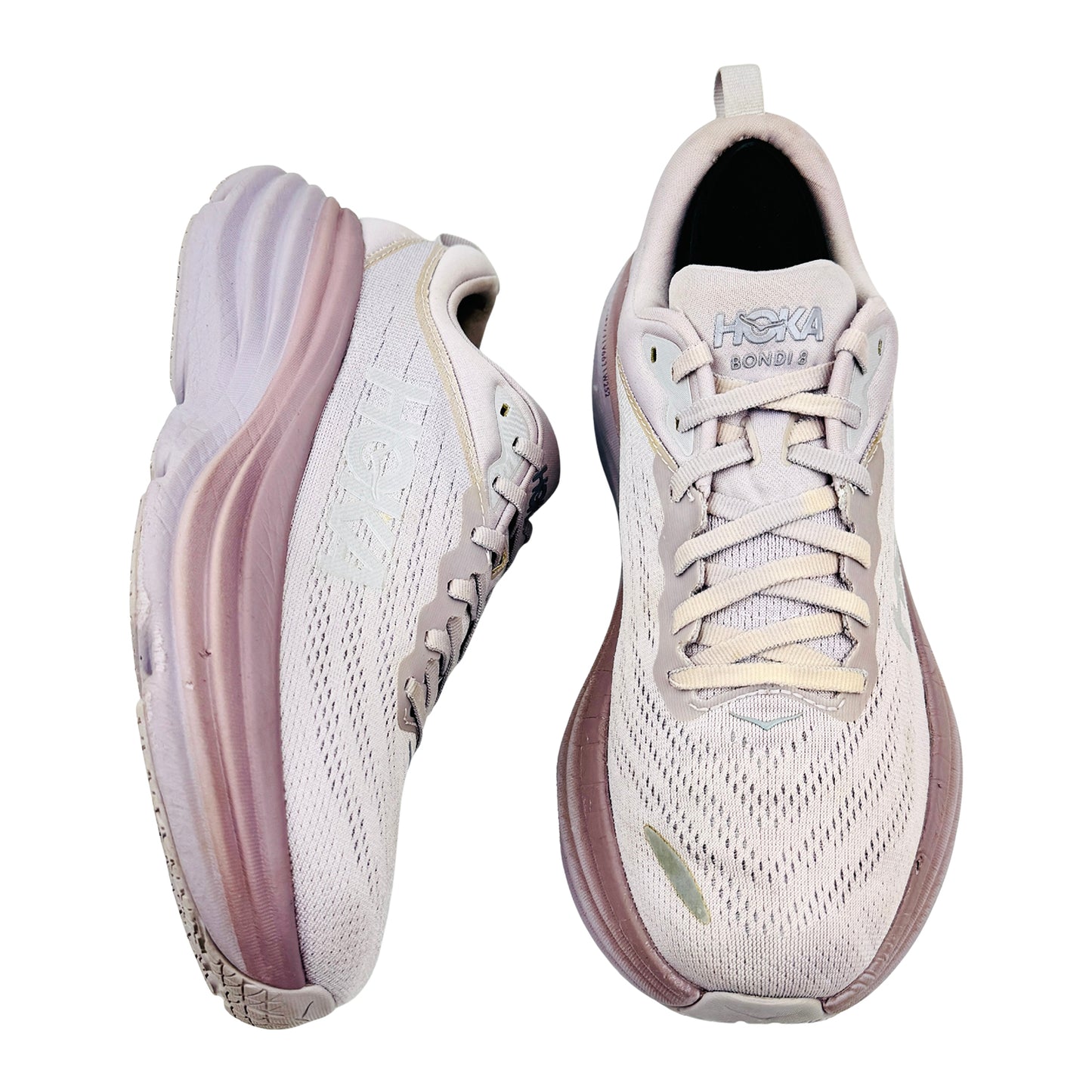 Hoka Bondi 8 'Lilac Marble' Shoes (Size 41.5) - 1127952 LMEL