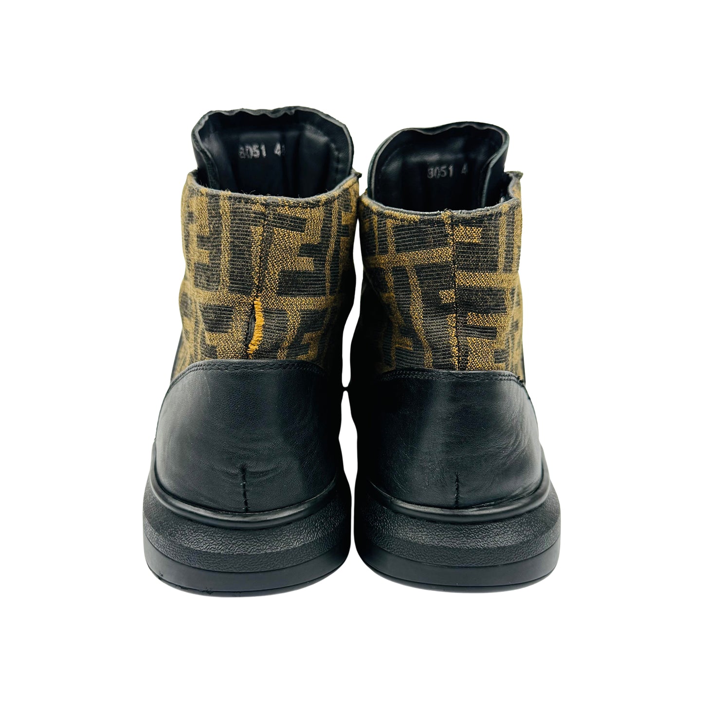 Fendi Men's FF Monogram High-Top Sneakers (Size 43.5/44)