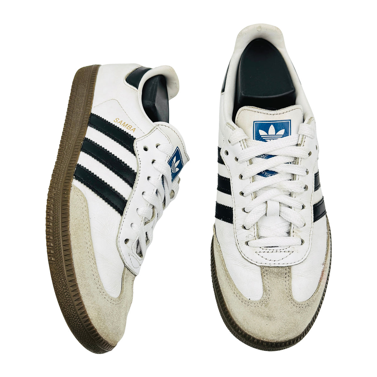 Adidas Samba OG 'Black White' Sneakers (Size 39.5) - B75806