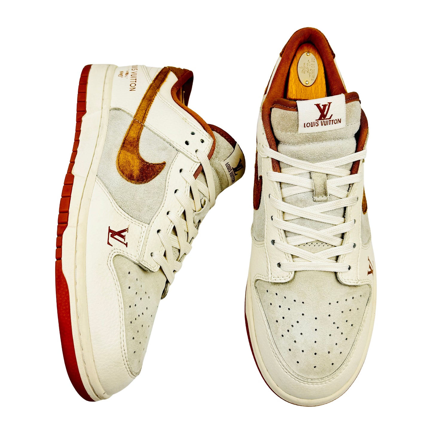 Louis Vuitton x Nike SB Dunk Low Sneakers (Size 44)