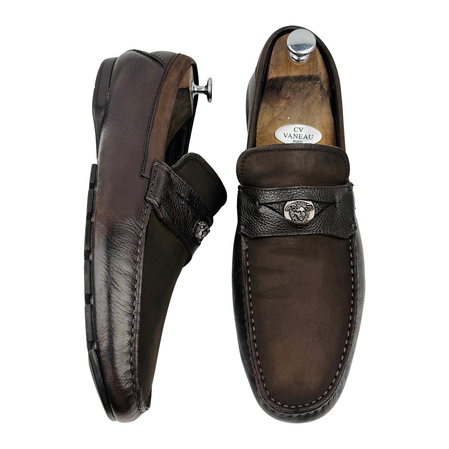 Versace Men's Medusa Emblem Loafers (Size 45)