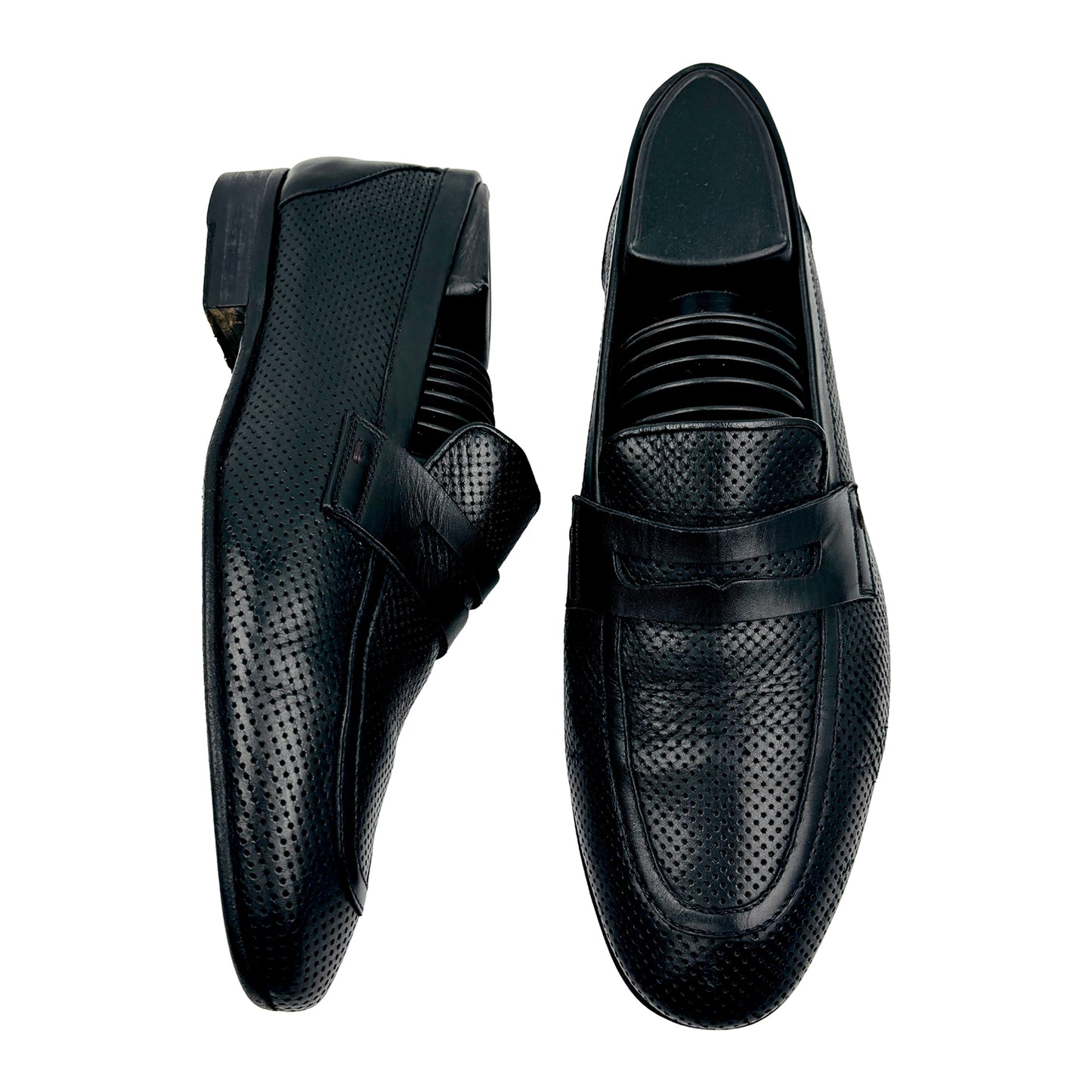 Amedeo Testoni Black Penny Loafer (Size 39/39.5) - 12664