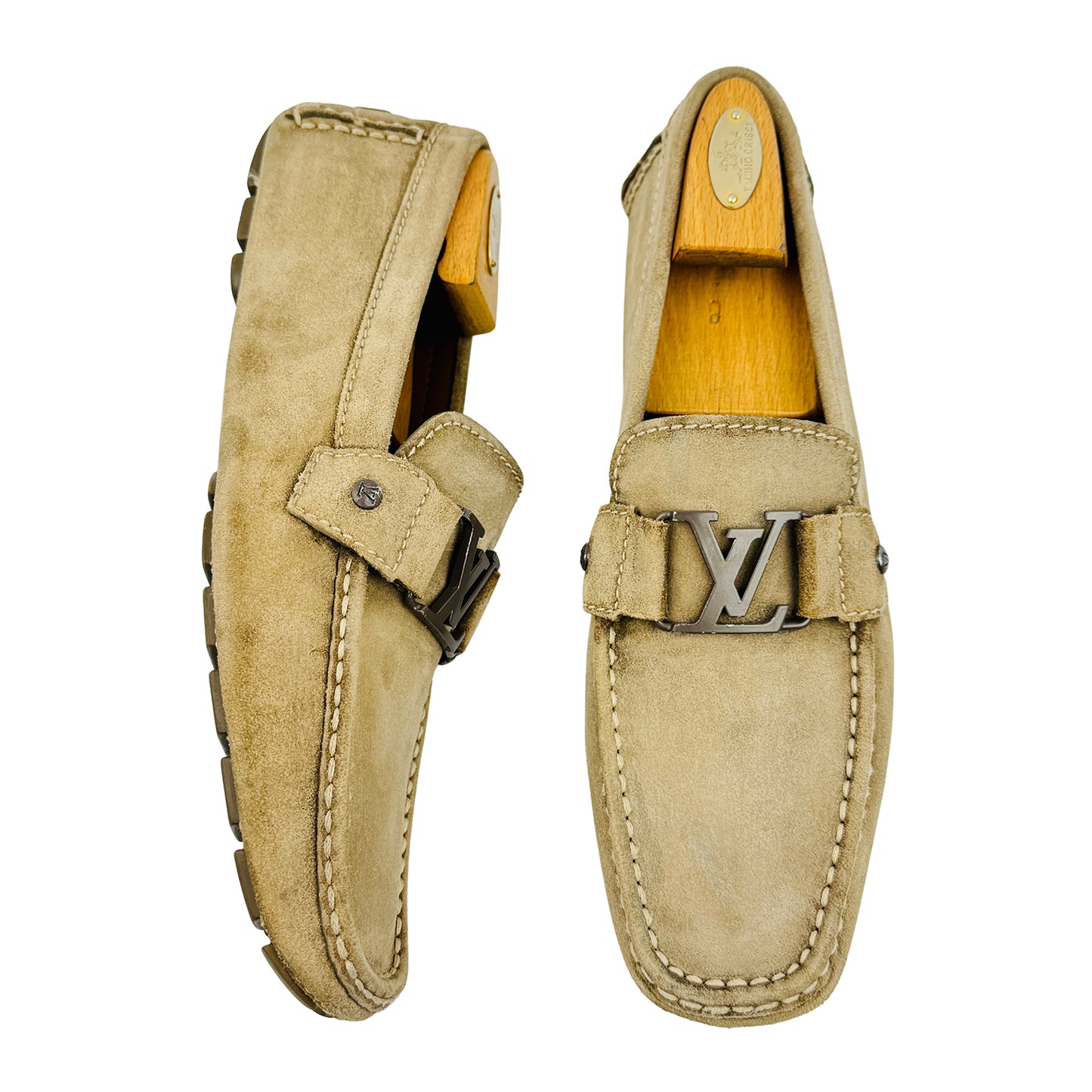 Louis Vuitton Monte Carlo Suede Loafers (Size 43.5)