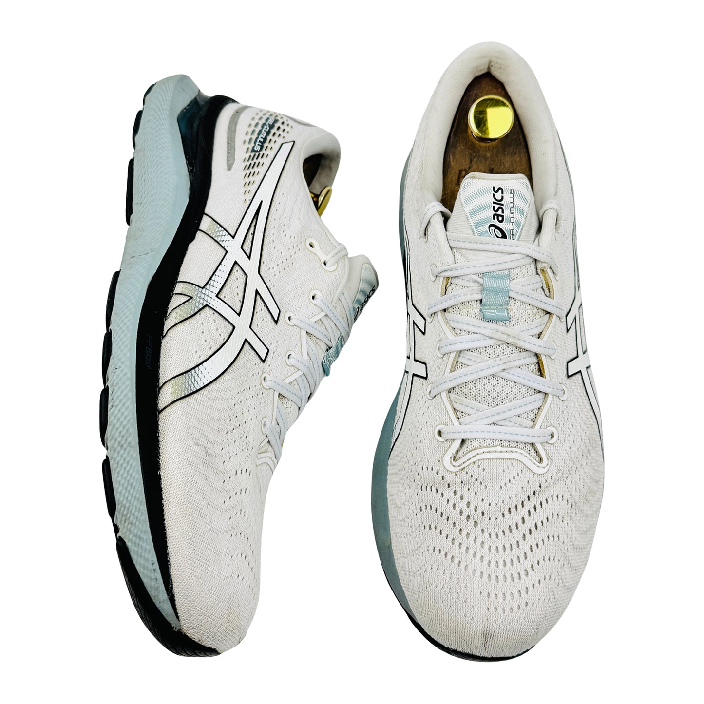 ASICS GEL-CUMULUS 24 White Shoes (Size 44.5) - 1011B366-101