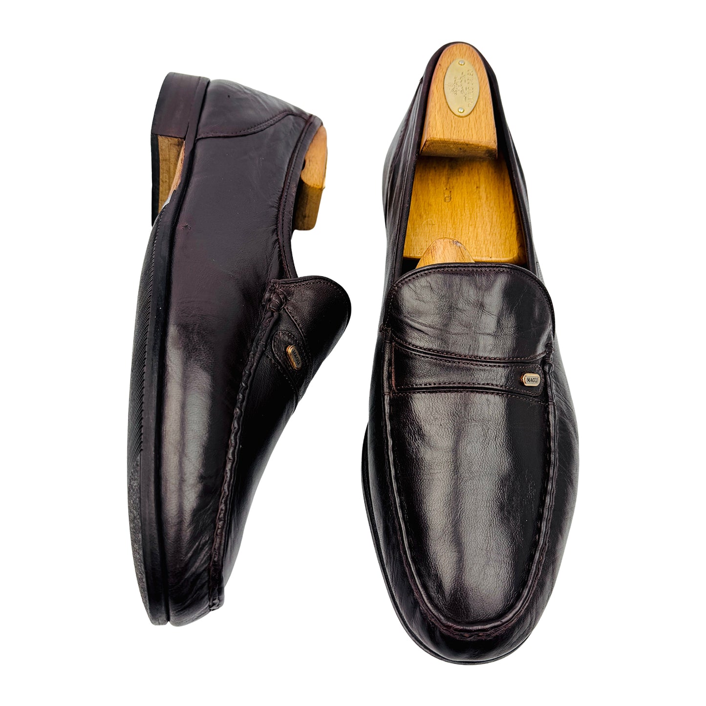 Bruno Magli Brown Leather Penny Loafers (Size 43.5/44) - 27070