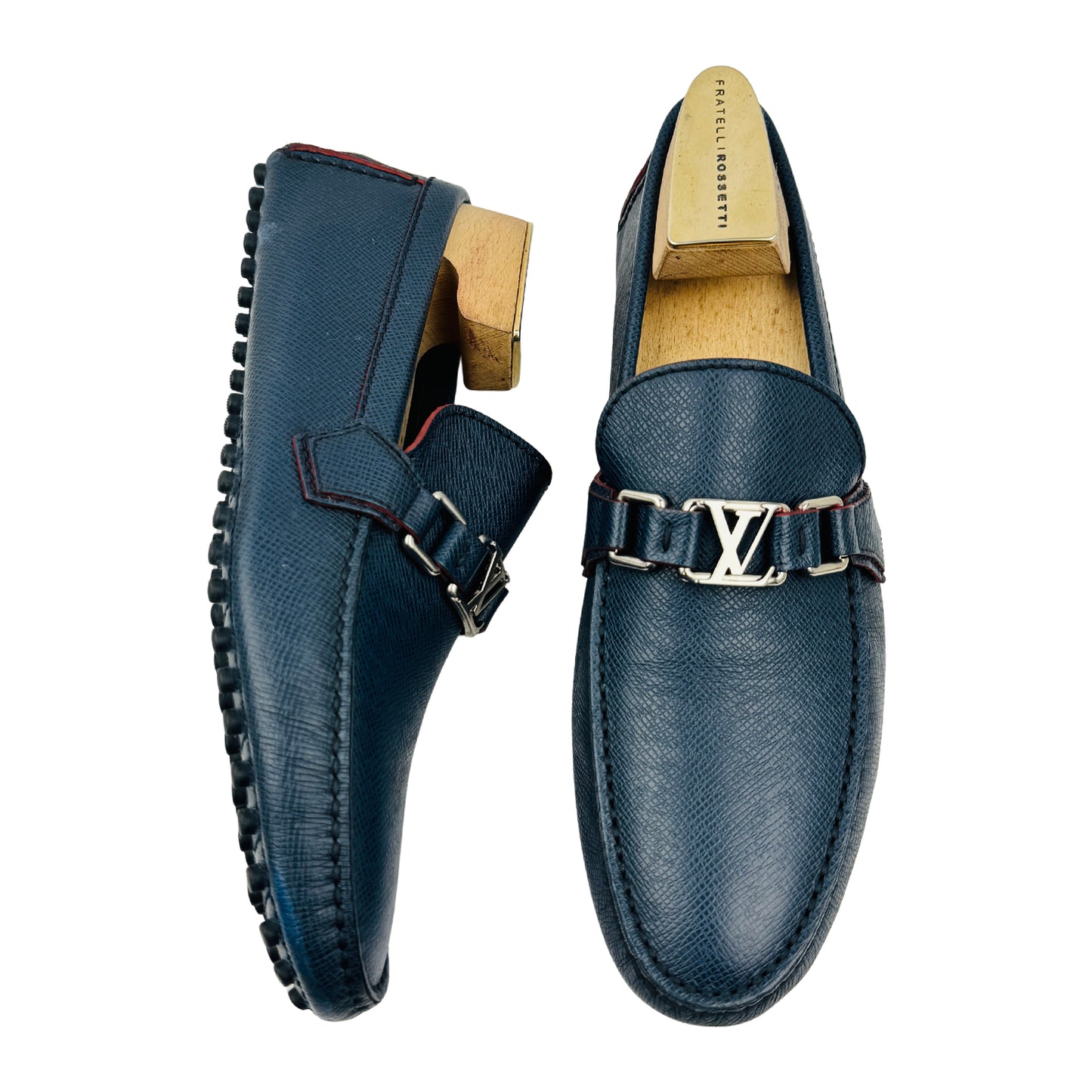 Louis Vuitton Hockenheim 'Marine Blue' Mocassins (Size 42.5/43)