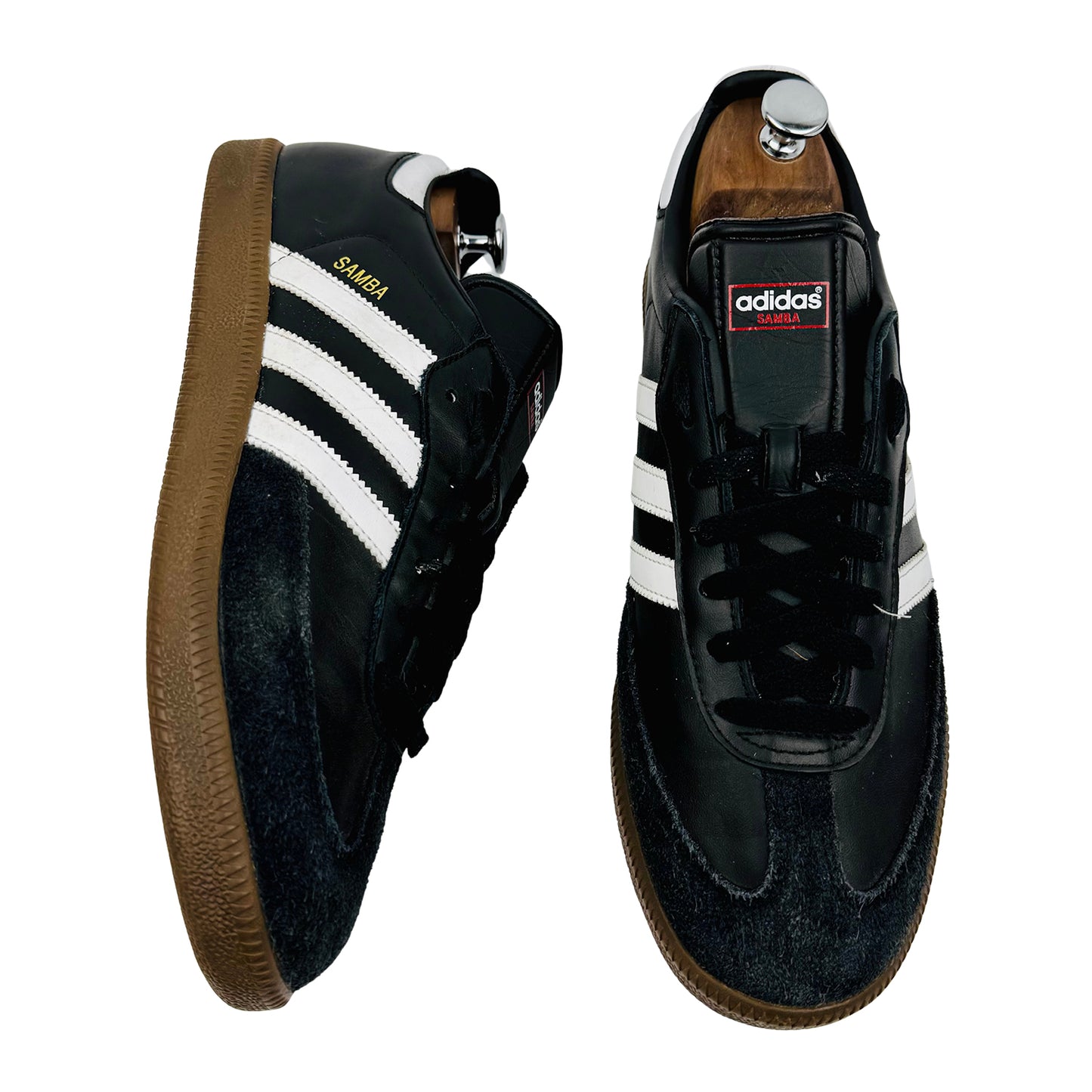 Adidas Samba OG 'Core Black' Sneakers (Size 45.5) - B75807