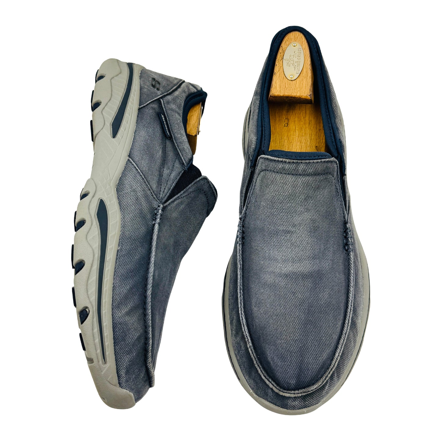 Skechers Relaxed Fit Creston - Moseco Shoes (Size 46) - 65355 NVY