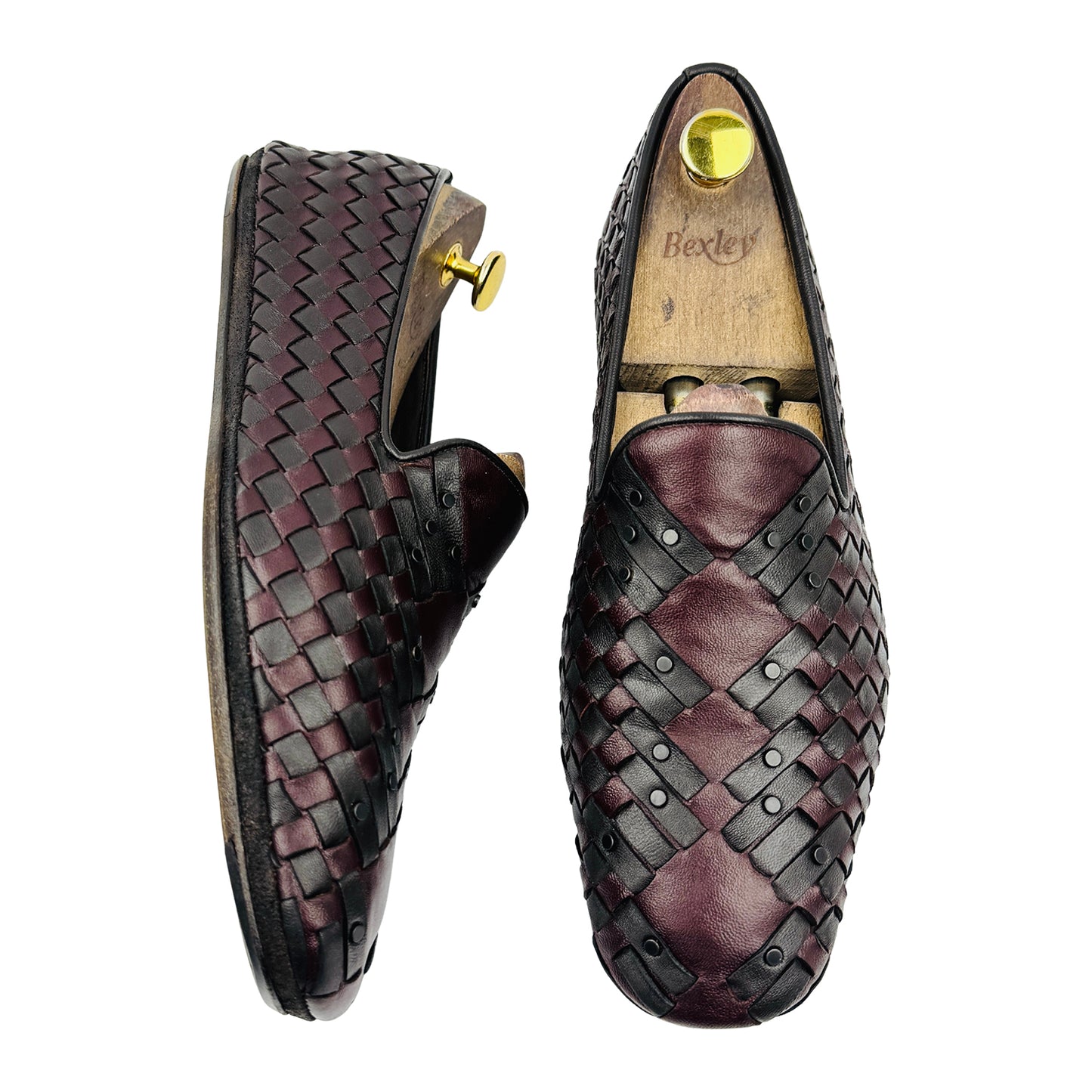Bottega Veneta Intrecciato Leather Loafers (Size 42.5)