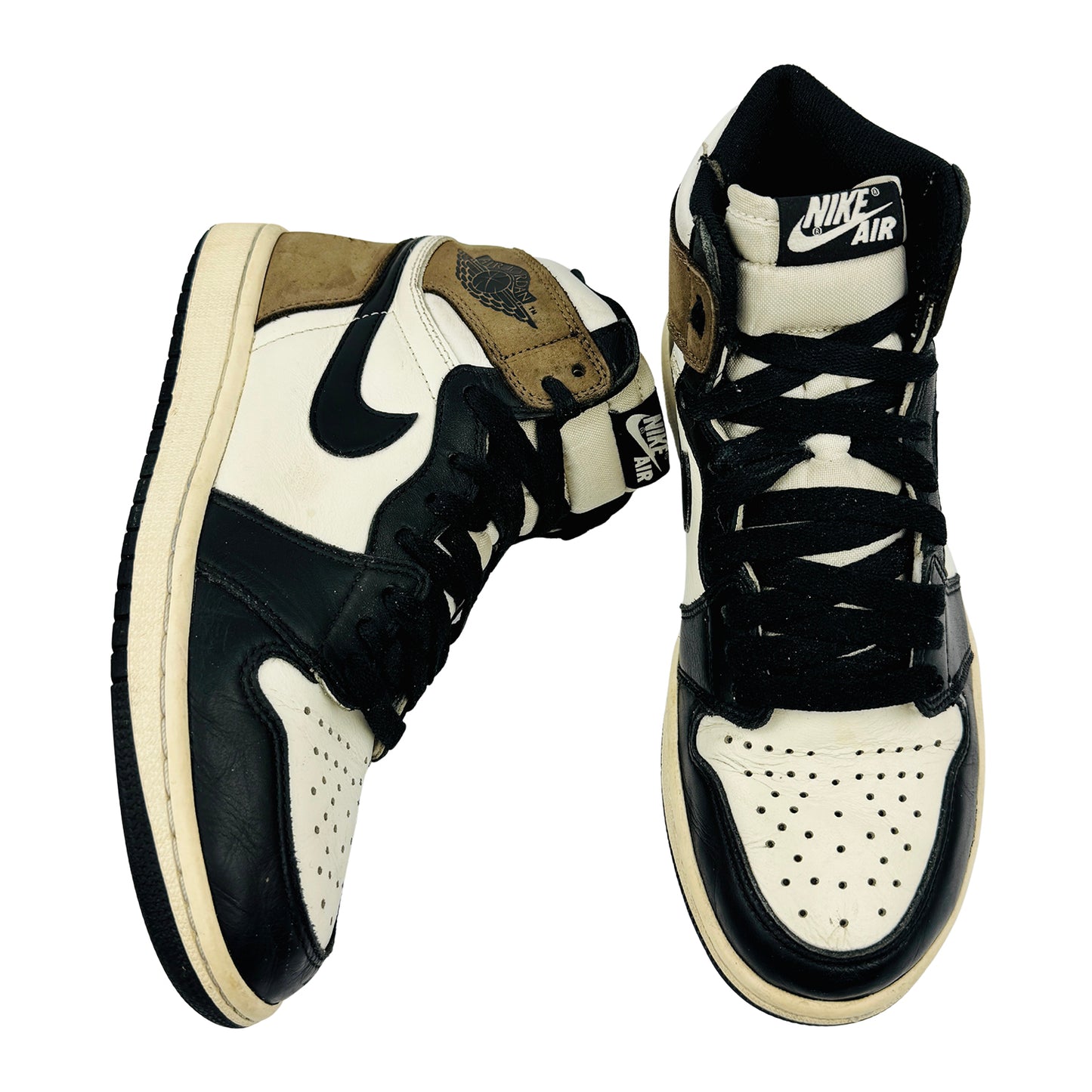 Nike Air Jordan 1 Retro High OG 'Dark Mocha' Sneakers (Size 40) - 555088-105
