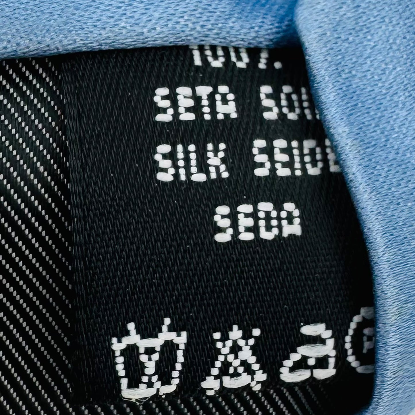 Valentino Light Blue 'Diagonal Stripes' Silk Tie (Size Regular)