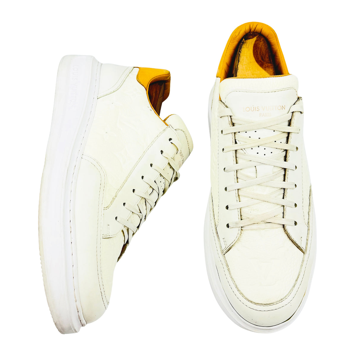 Louis Vuitton Beverly Hills White Sneakers (Size 42) - 1A8V3L