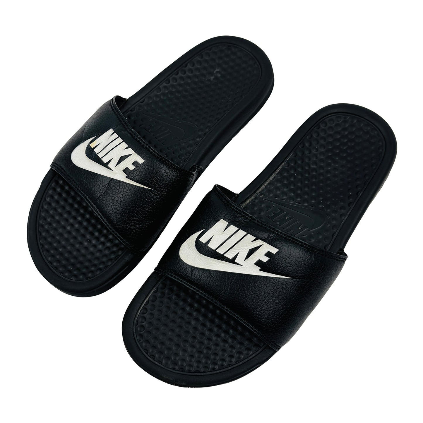 Nike Men's Benassi JDI Black Slides (Size 40)