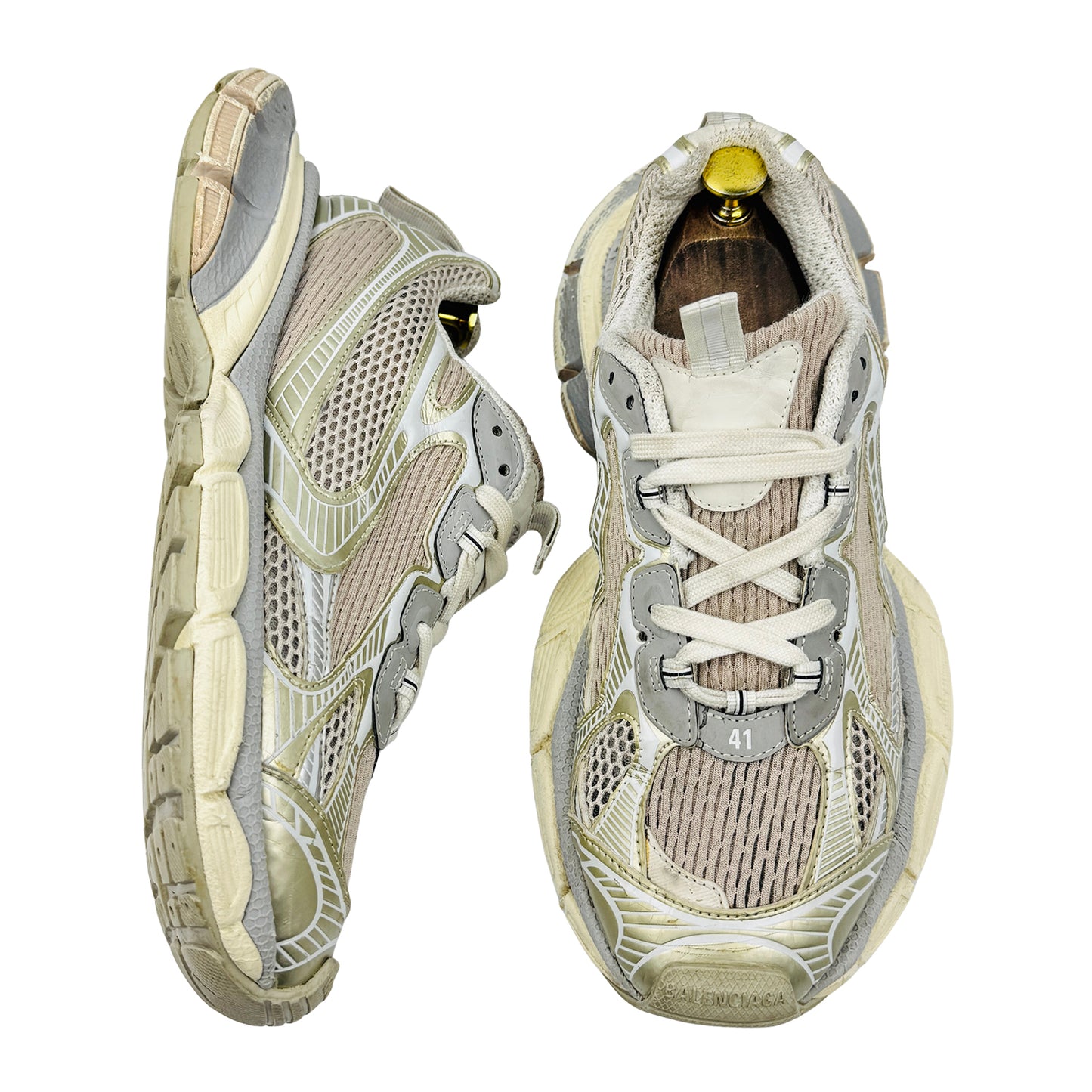 Balenciaga 3XL Beige Sneakers (Size 41) - M6538711