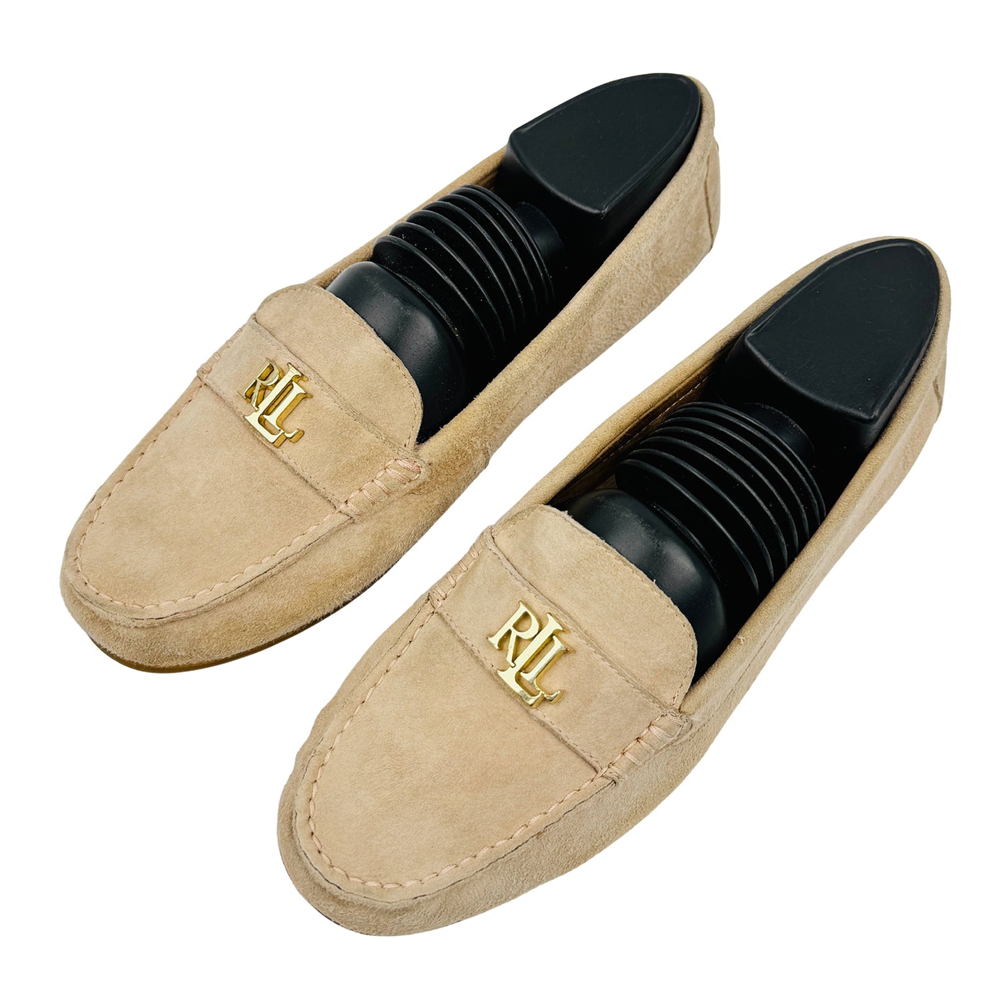 Ralph Lauren Barnsbury Beige Loafers (Size 39)