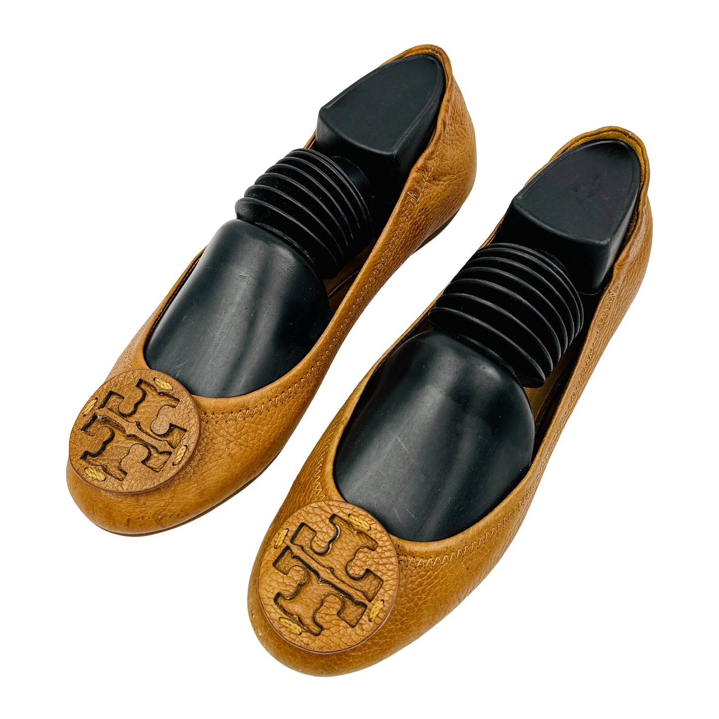 Tory Burch Reva Tan Ballet Flats (Size 38.5)