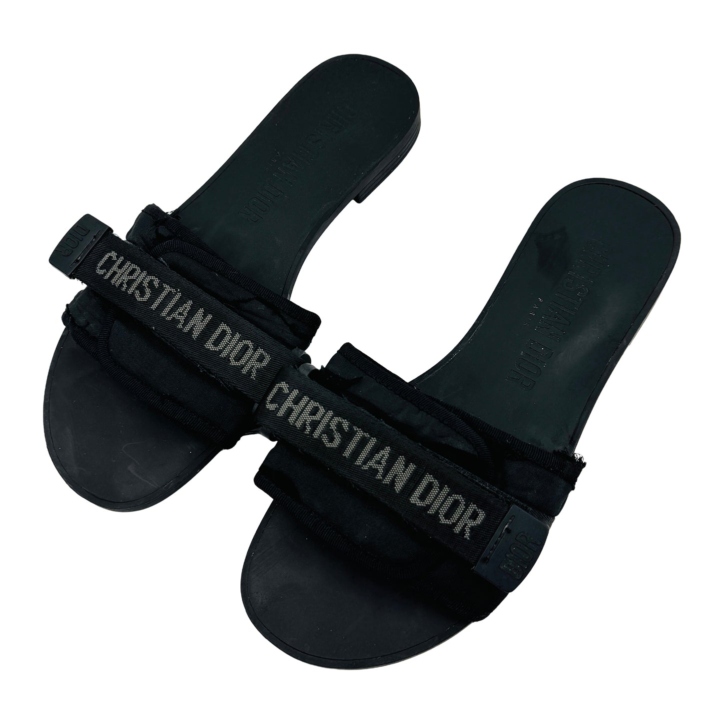 Christian Dior Evolution Black Slides (Size 41)