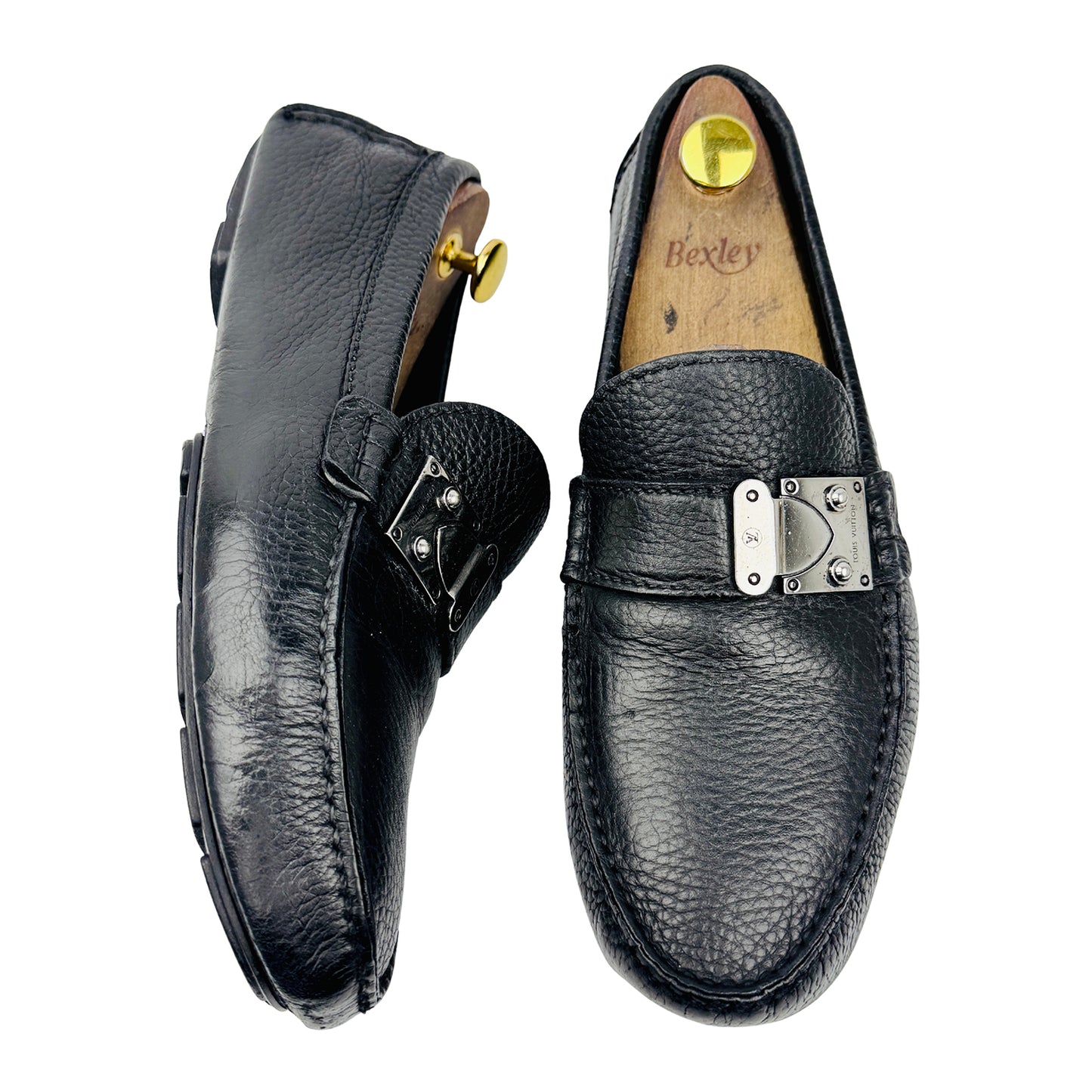 Louis Vuitton Racetrack Black Driving Loafers (Size 42)