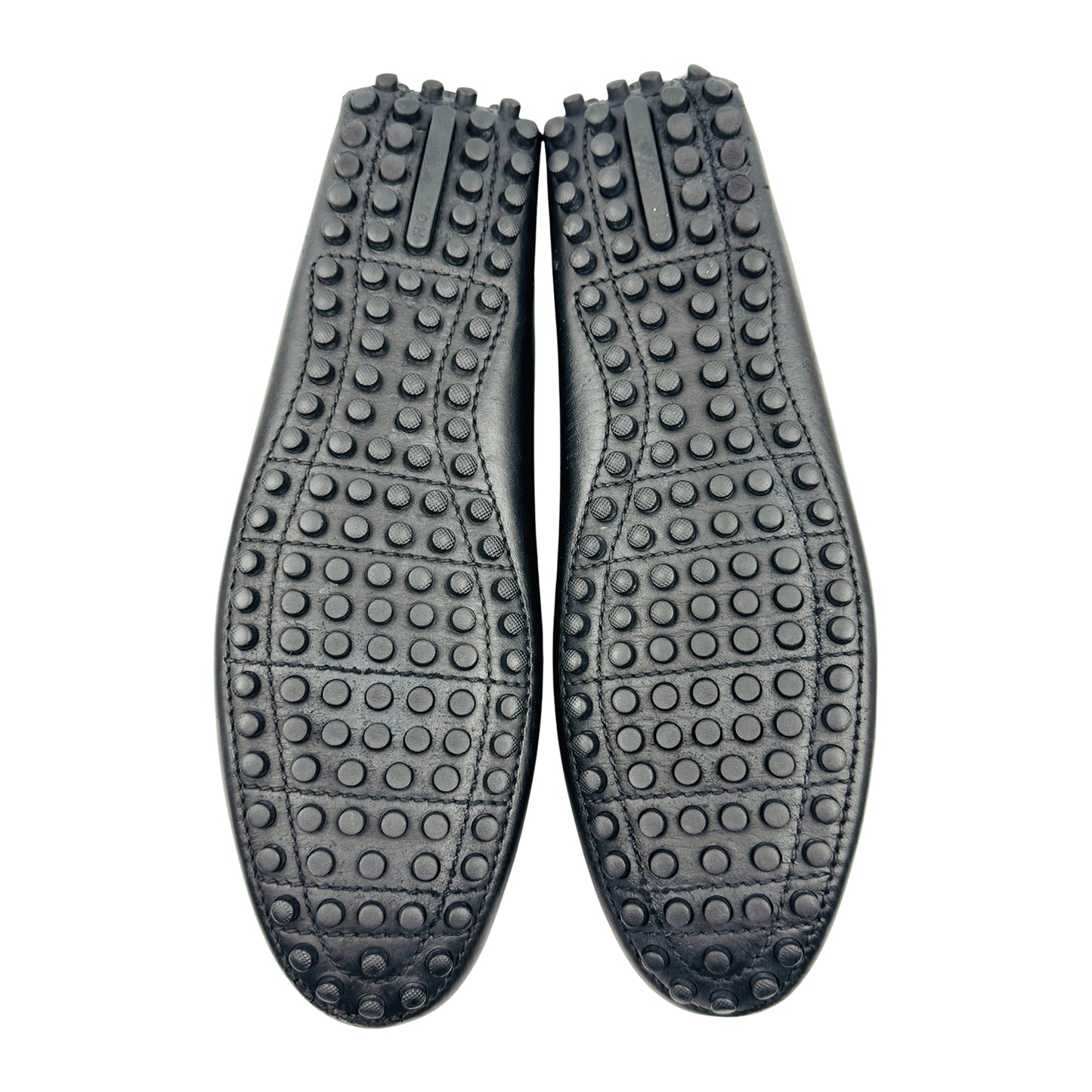 Louis Vuitton Men's Black Leather Driving Loafers (Size 42.5)