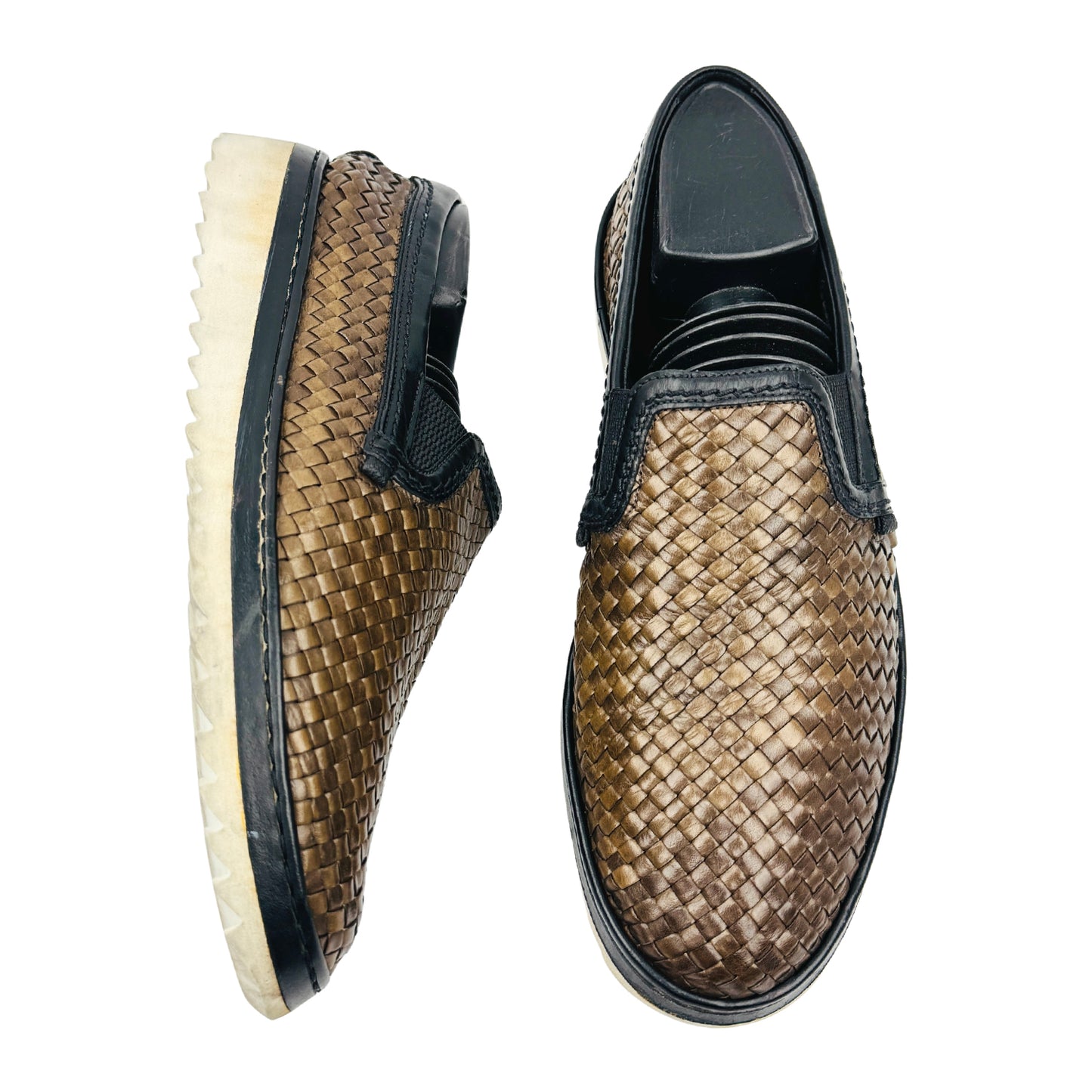 Dolce & Gabbana Buffalo Leather Slip On Shoes (Size 41)